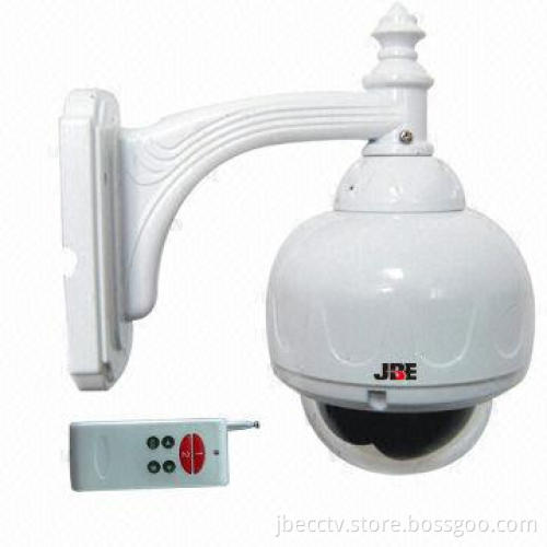 Pan/Tilt Speed Vandalproof Dome Camera with IR Remote and RS 485 1/3-inch SONY CCD 700TVL with OSD